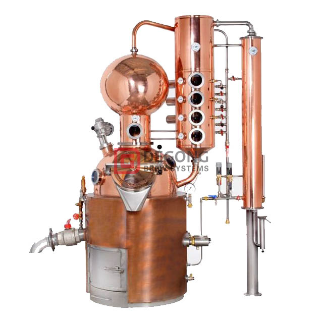 300L Kupfer Whisky Wodka noch Destillationsausrüstung Säule Preis Brauerei Anlage