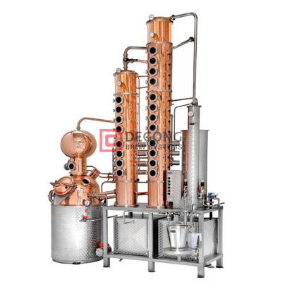 300L Kupfer Whisky Wodka noch Destillationsausrüstung Säule Preis Brauerei Anlage