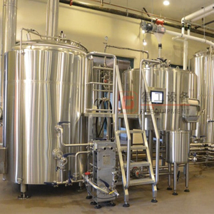 1000L Automatische Brauereiausrüstung Gewerbliches Bierbrauen Maschinen ss304 Sanitär