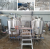 500 Liter doppelwandige isolierte konische Bierherstellungslinie SS 304 mit Elektro- und Dampfheizung