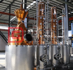 500L Home oder Industrial Craft Destilliergeräte für Gin Rum Whisky Brandy Vodkas