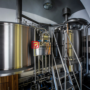 1000L Micro Hotel / Bar / Pub Craft Bierbrauanlage aus Edelstahl / Kupfer Micro Brewery Equipment
