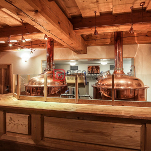Red Copper Brewery Equipment 1000L Automatische oder halbautomatische Bierbrauanlage zum Verkauf in der Taverne