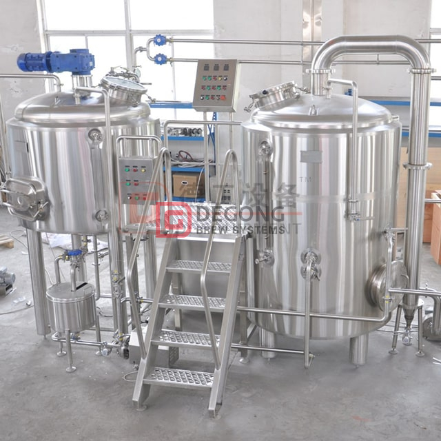 1000L doppelt isolierte Dampfheizung Turnkey Gravity Beer Brewing Equipment Komplette Brauerei