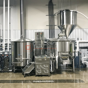 1000L Turnkey Brewery Gebrauchte kundenspezifische Edelstahl-Bierbrauanlage Brew Kettle Fermenter