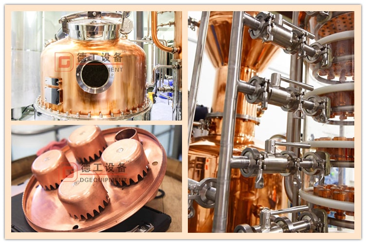 Craft Red Copper Alkohol Destilliergeräte für Whisky, Brandy